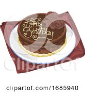 Vector Of Birthday Cake