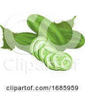 Poster, Art Print Of Fresh Cucumber
