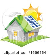 Poster, Art Print Of Vector Of Eco House Concept