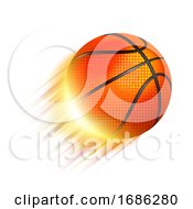 Flaming Basketball by Oligo