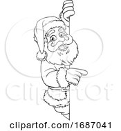 Poster, Art Print Of Santa Claus Christmas Cartoon Character