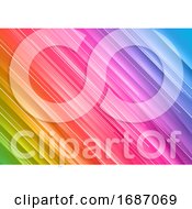 Poster, Art Print Of Rainbow Abstract Background