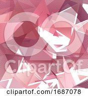 Poster, Art Print Of Abstract Low Poly Design Background