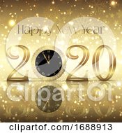 Poster, Art Print Of Decorative Happy New Year Background