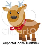 Poster, Art Print Of Christmas Reindeer
