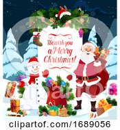 Poster, Art Print Of Christmas Greeting