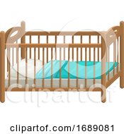 Baby Crib by Vector Tradition SM