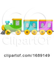 Poster, Art Print Of Toy Train