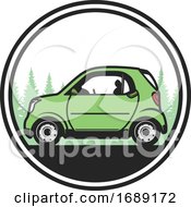 Poster, Art Print Of Green Car