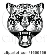 Poster, Art Print Of Angry Leopard