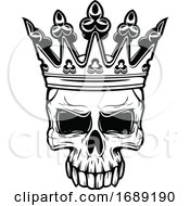 Poster, Art Print Of Crowned Skull