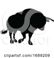 Silhouette Bull