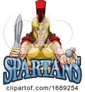 Spartan Trojan Gladiator Golf Warrior Woman