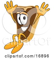 Meat Beef Steak Mascot Cartoon Character Jumping