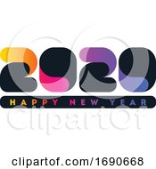 Poster, Art Print Of New Year Design