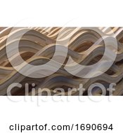 Poster, Art Print Of 3d Geometric Abstract Background