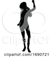 Poster, Art Print Of Woman Dancing Person Silhouette