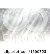 Poster, Art Print Of Christmas Background Of Snowflakes And Stars
