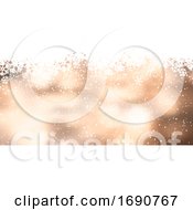 Poster, Art Print Of Christmas Snowflake Banner Design