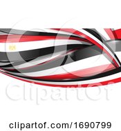 Poster, Art Print Of Egyptian Ribbon Flag Background