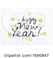 Poster, Art Print Of Happy New Year Greeting