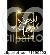 Poster, Art Print Of Happy New Year Greeting