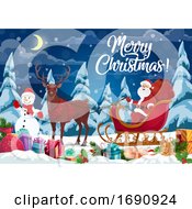 Poster, Art Print Of Merry Christmas Greeting