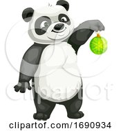 Poster, Art Print Of Christmas Panda