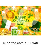 Poster, Art Print Of Happy St Patrick Greeting