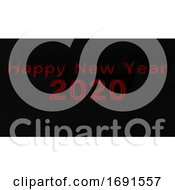 Poster, Art Print Of 2020 Happy New Year Background