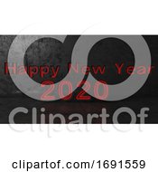 Poster, Art Print Of 2020 Happy New Year Background