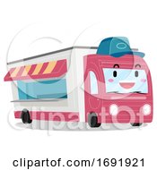 Mascot Food Truck Illustration