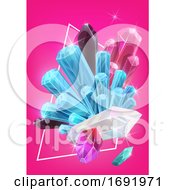 Poster, Art Print Of Gem And Mineral Background