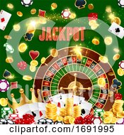 Poster, Art Print Of Casino Jackpot Background