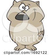 Cartoon Cute Wombat