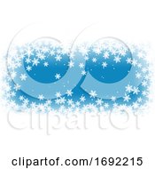 Poster, Art Print Of Christmas Snowflake Banner
