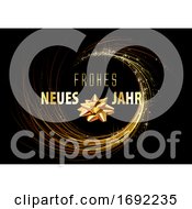 Poster, Art Print Of Frohes Neues Jahr German Happy New Year