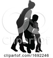Detailed Family Silhouette