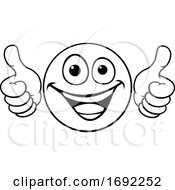 Poster, Art Print Of Emoticon Thumbs Up Icon