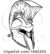 Gladiator Spartan Trojan Roman Helmet