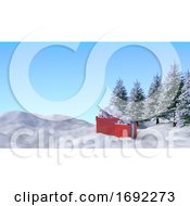 3D Christmas Winter Landscape