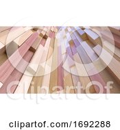 Poster, Art Print Of 3d Geometric Abstract Background