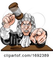 Judge Cartoon Character by AtStockIllustration