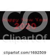 Poster, Art Print Of 2020 Happy New Year Background