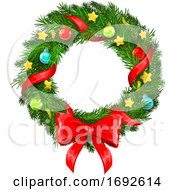 Poster, Art Print Of Christmas Wreath