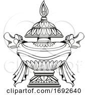 Buddhist Bumpa Treasure Vase