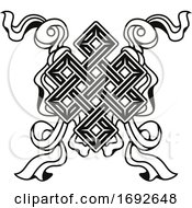 Poster, Art Print Of Buddhism Endless Knot