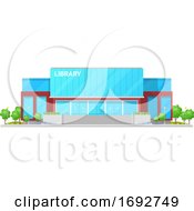 Poster, Art Print Of Library Building