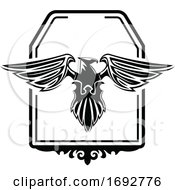 Black And White Eagle Design by Vector Tradition SM