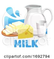 Poster, Art Print Of Dairy Milk Design